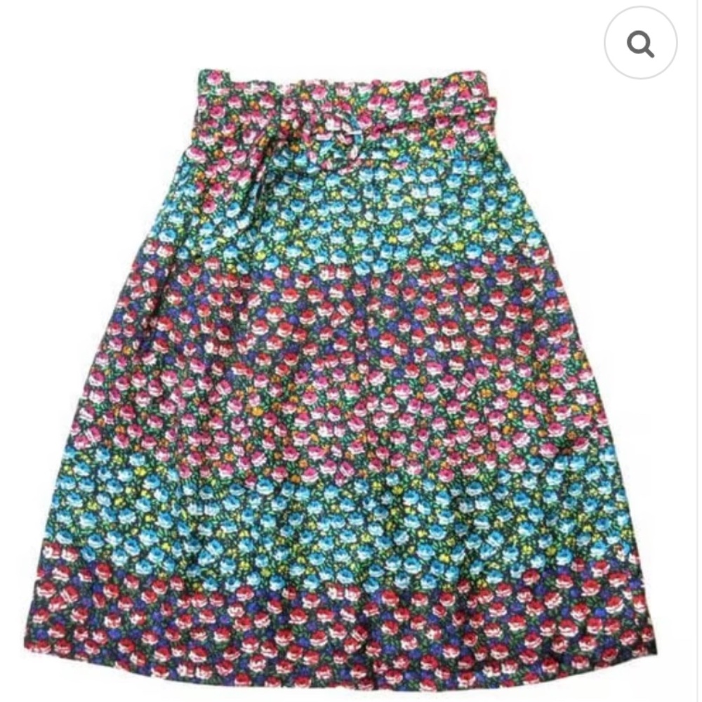 J. Crew EUC, M, Collection Ratti Floral Silk Skirt